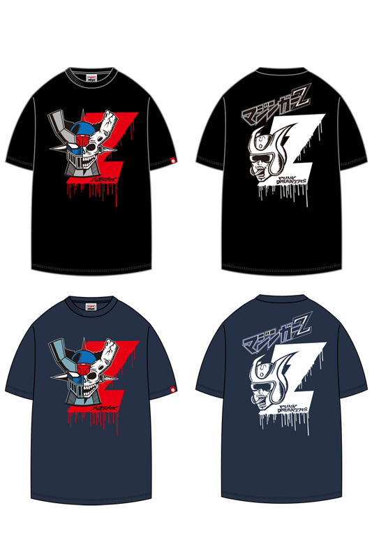 DZ40：Tシャツ「マジンガーZ」２絵柄３サイズ 各4935円